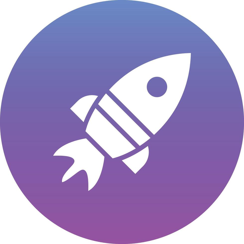 Space Booster Vector Icon