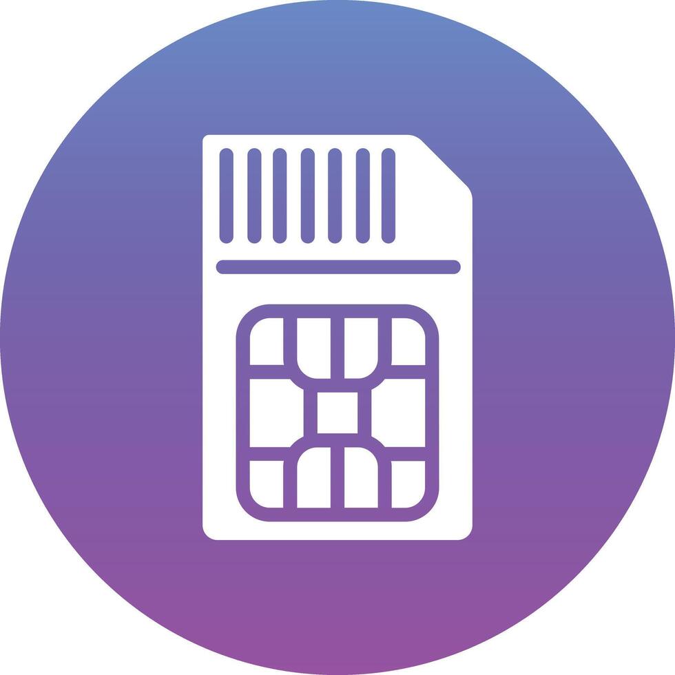 Sim Card Vector Icon