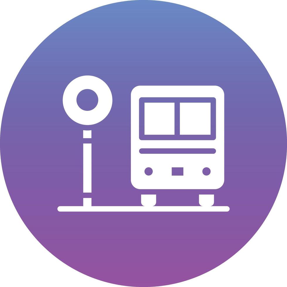 Bus Stop Vector Icon