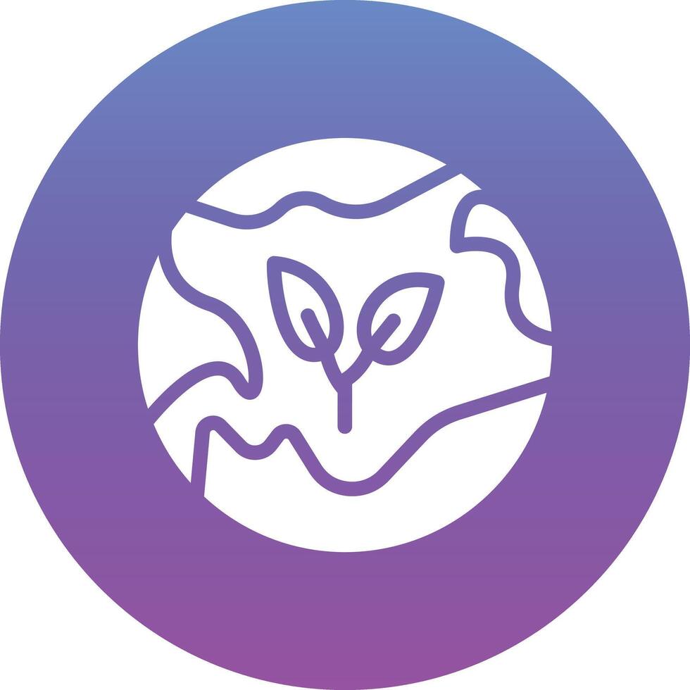 Eco Earth Vector Icon