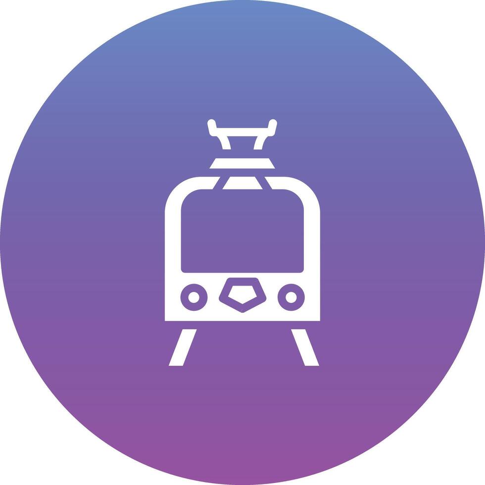 Tramcar Vector Icon