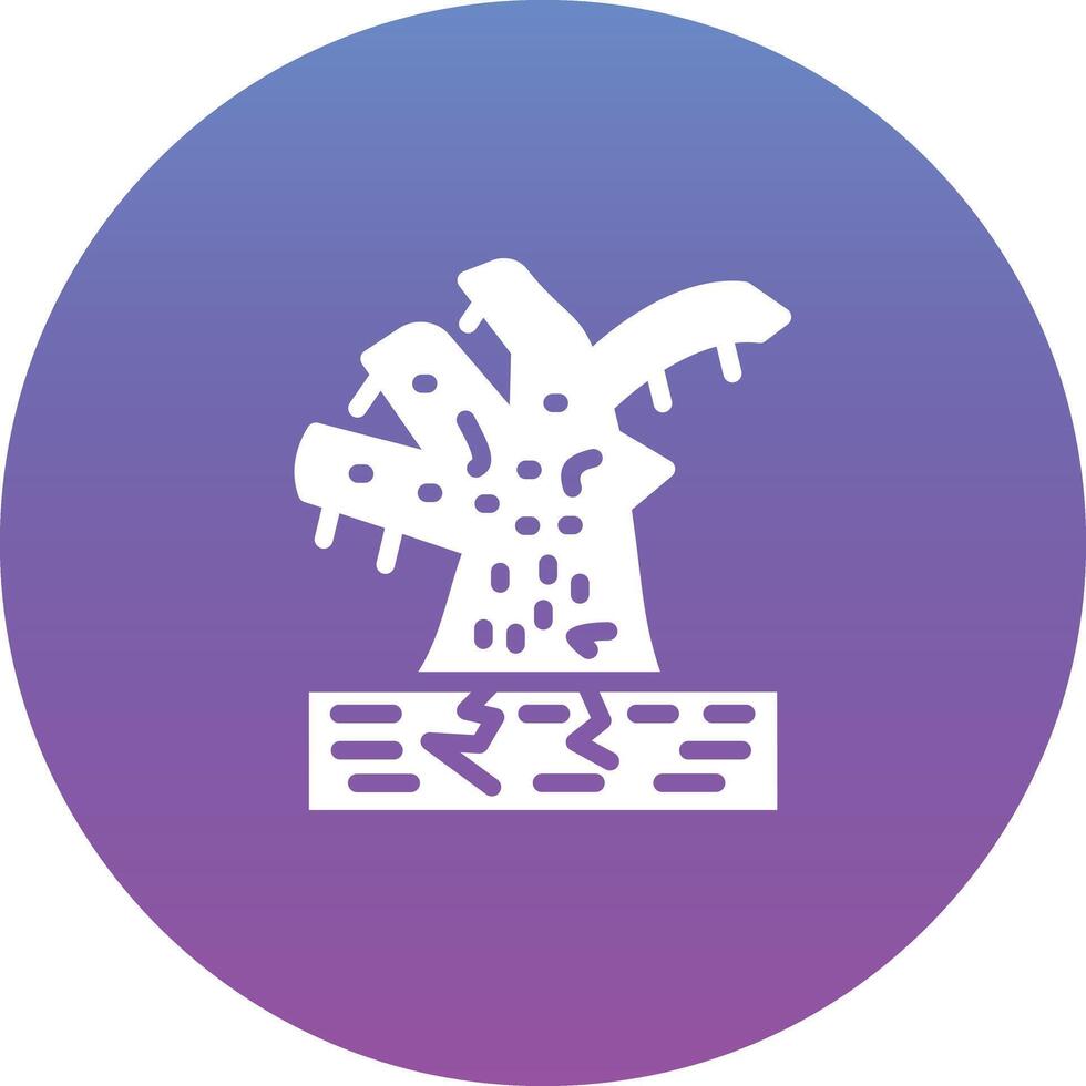 Desertification Vector Icon