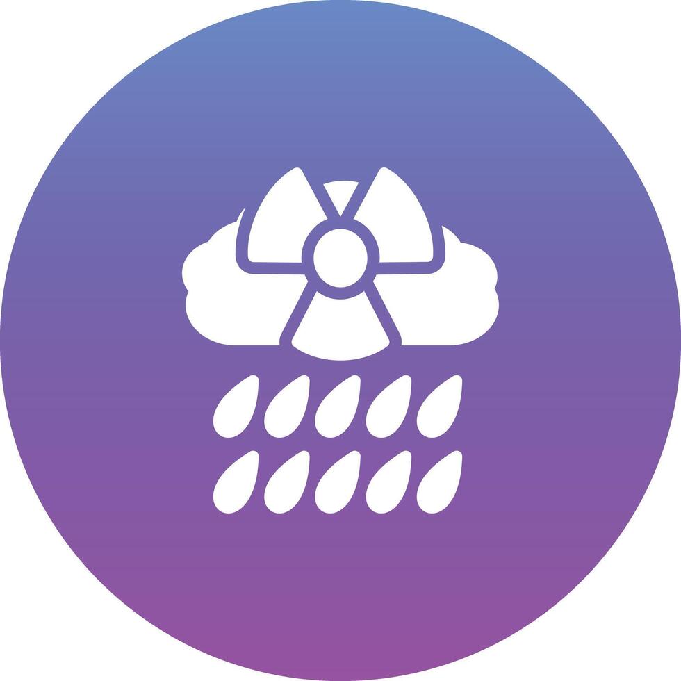 Acid Rain Vector Icon