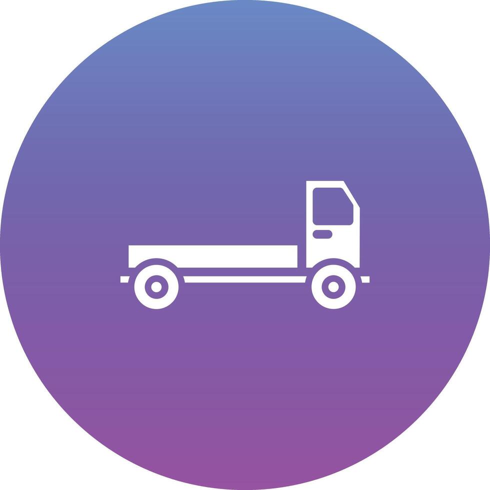 camión remolque vector icono