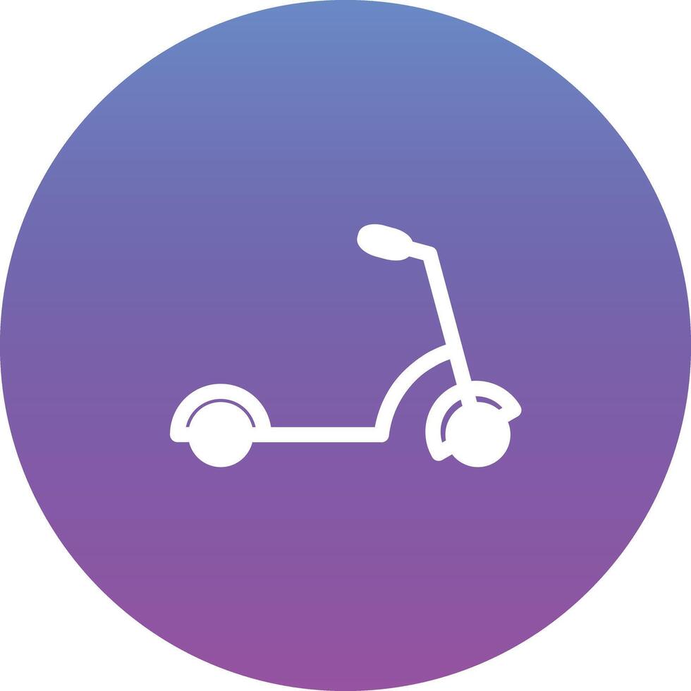 Kick Scooter Vector Icon