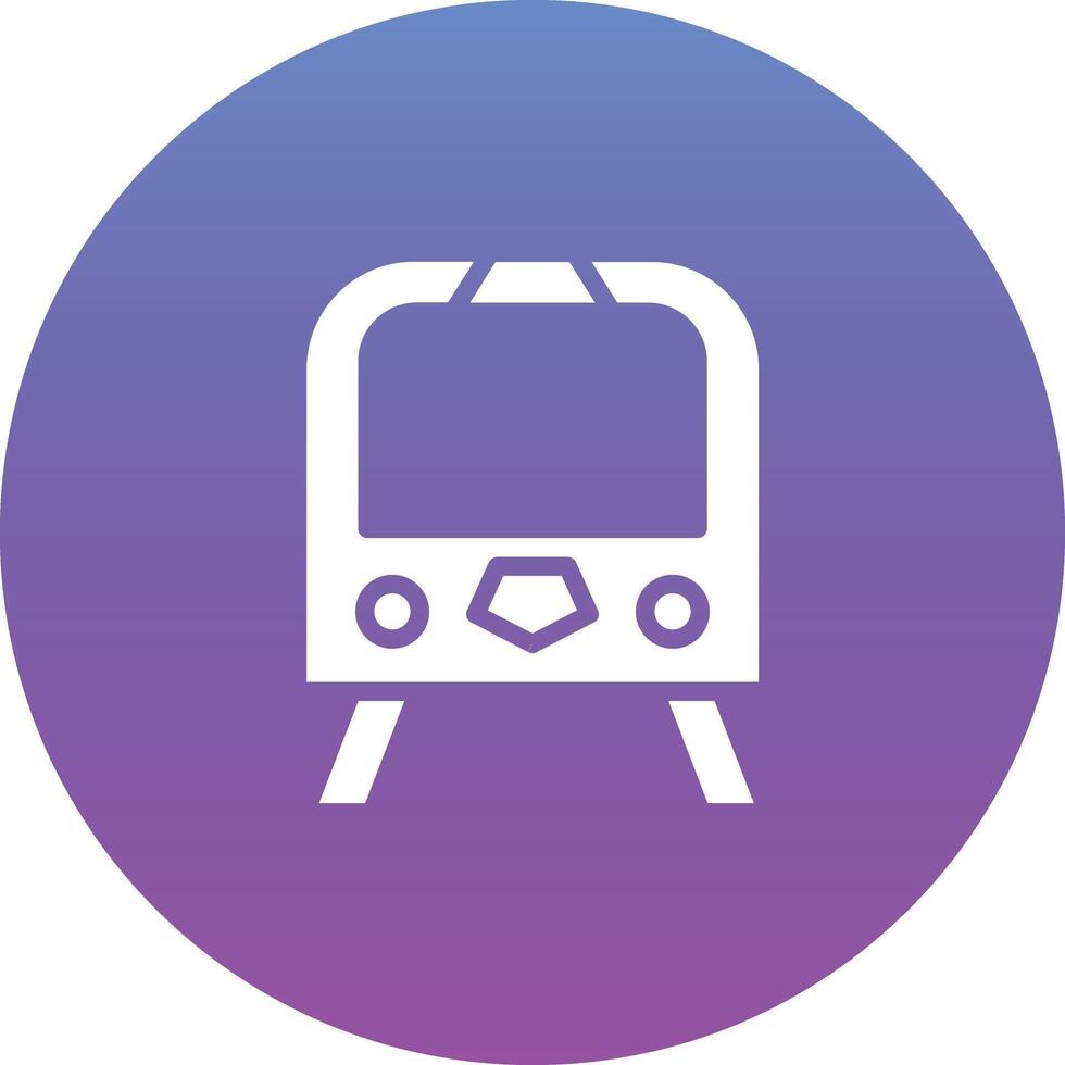 icono de vector de tren