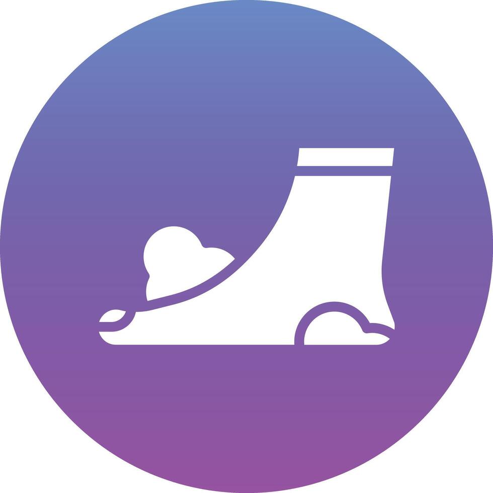 Washing Foot Vector Icon