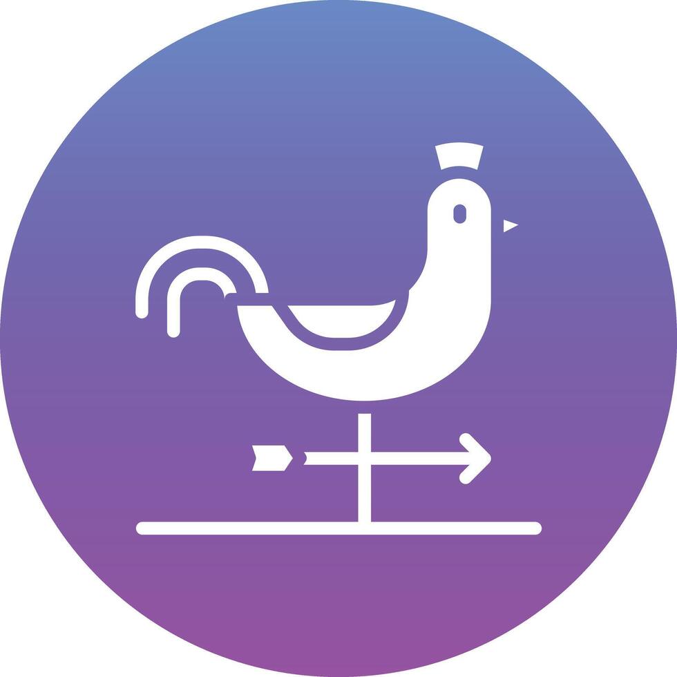 Weathercock Vector Icon