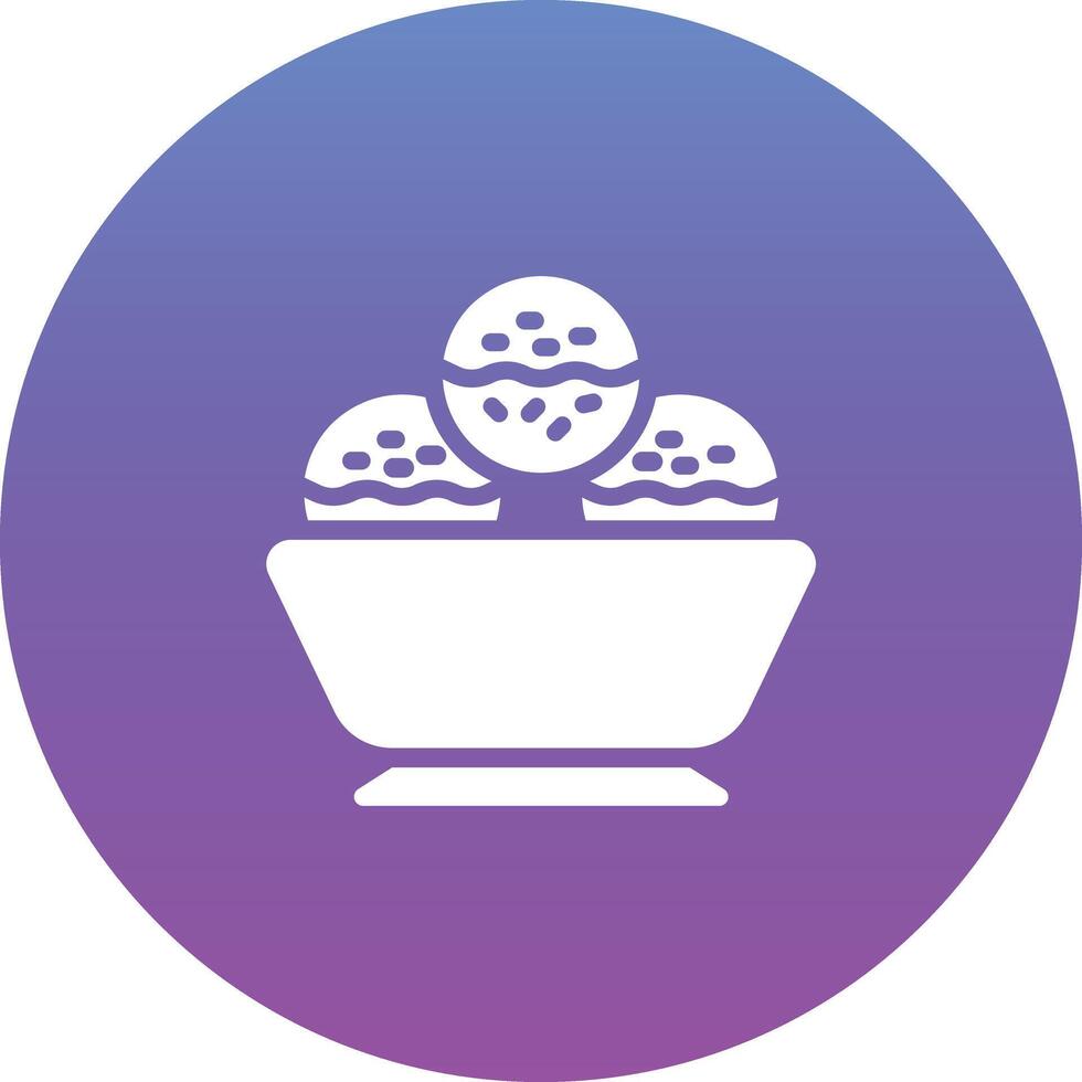 Icecream Bowl Vector Icon