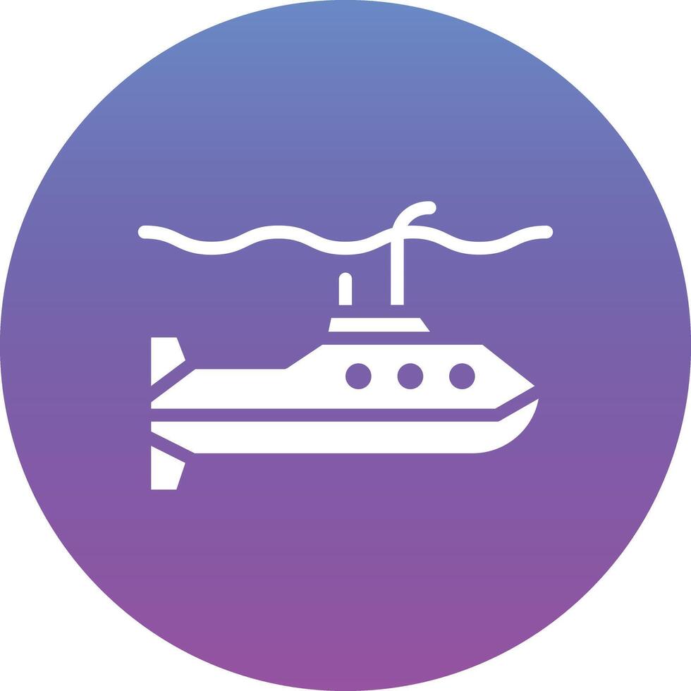 Army Submarine Vector Icon