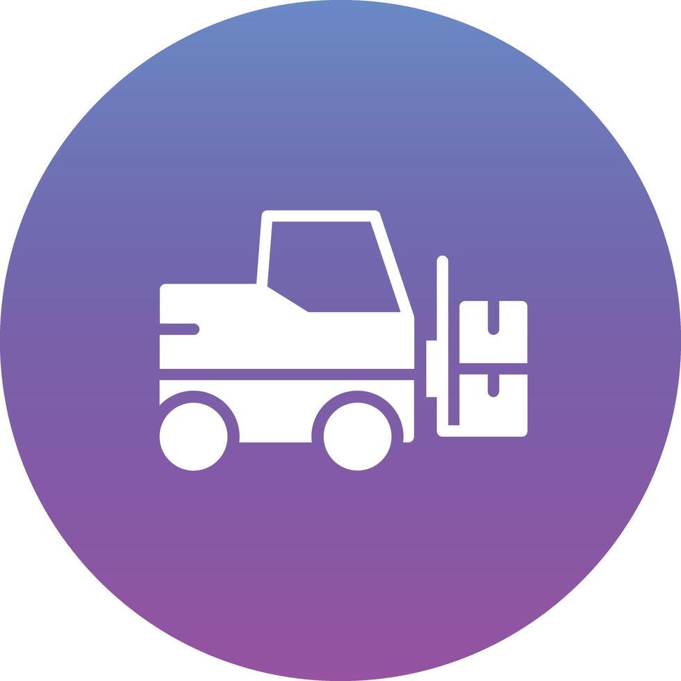 Forklift Vector Icon