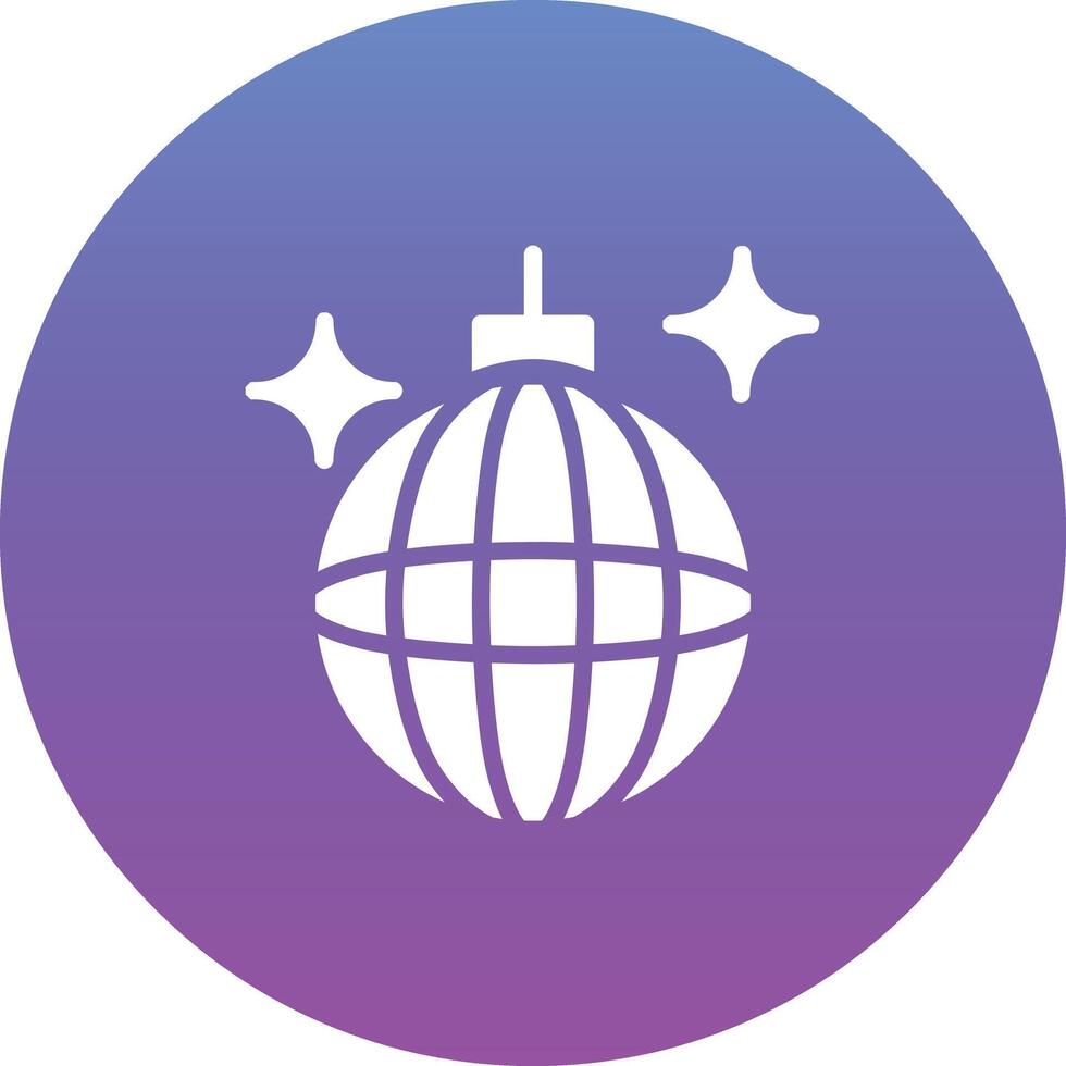 icono de vector de bola de discoteca