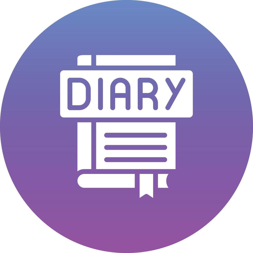 Diary Vector Icon