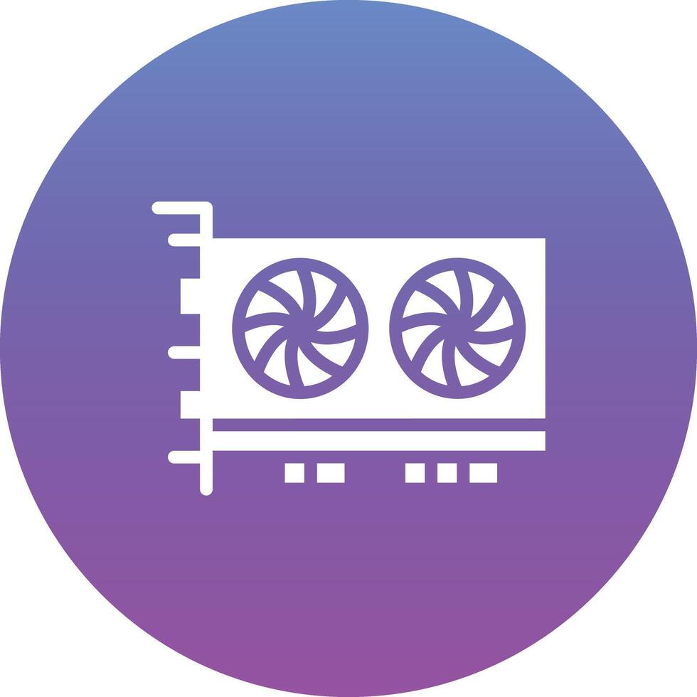 Graphics Card Vector Icon