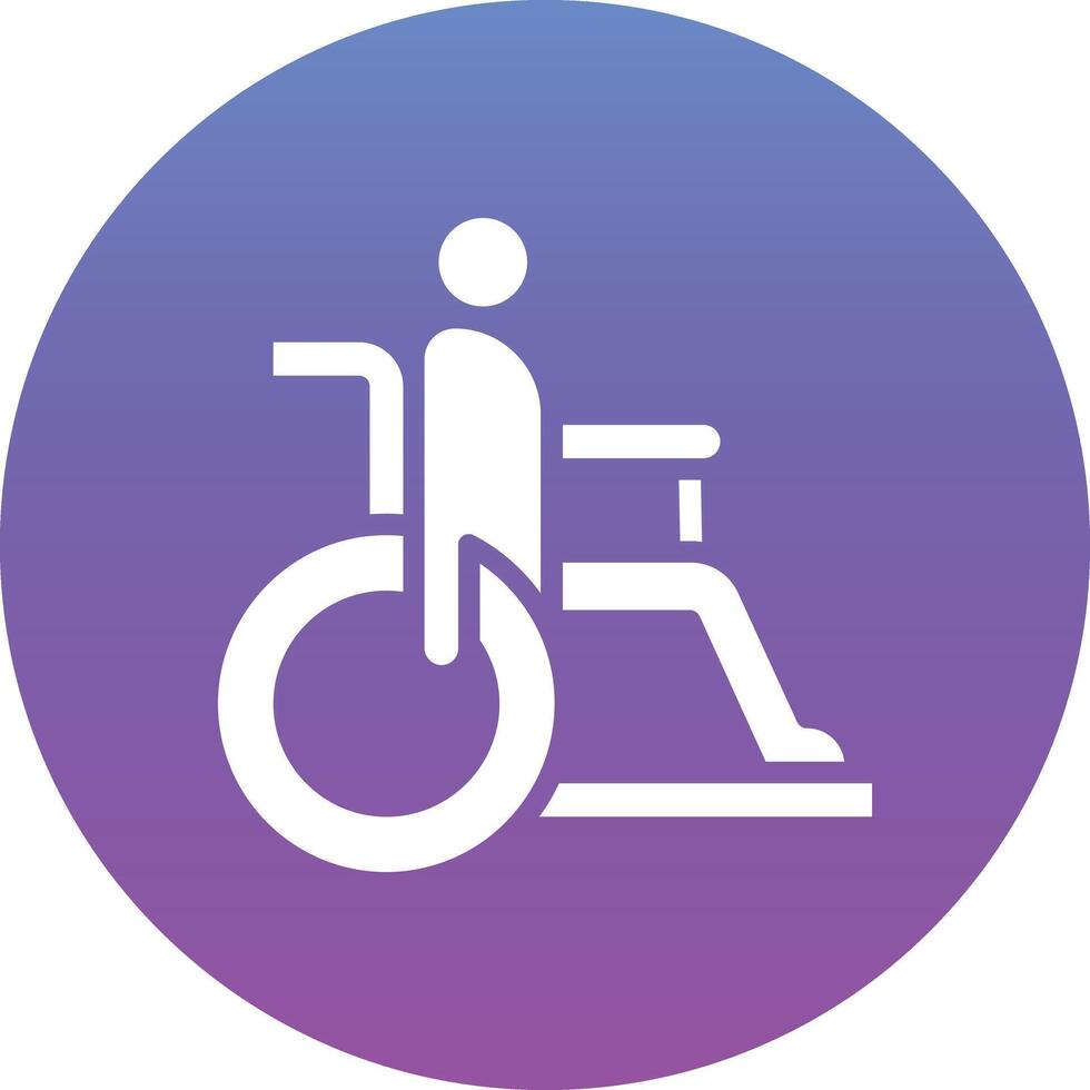 Disabled Person Vector Icon