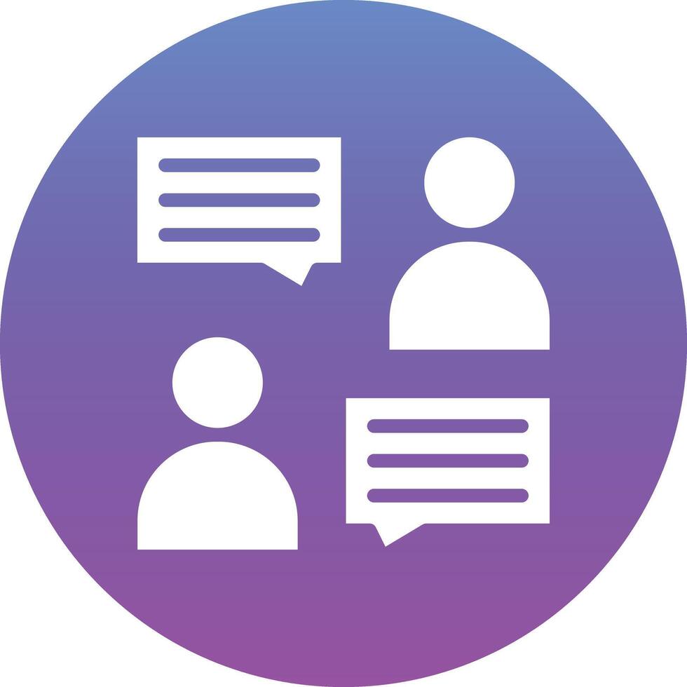 Interview Vector Icon