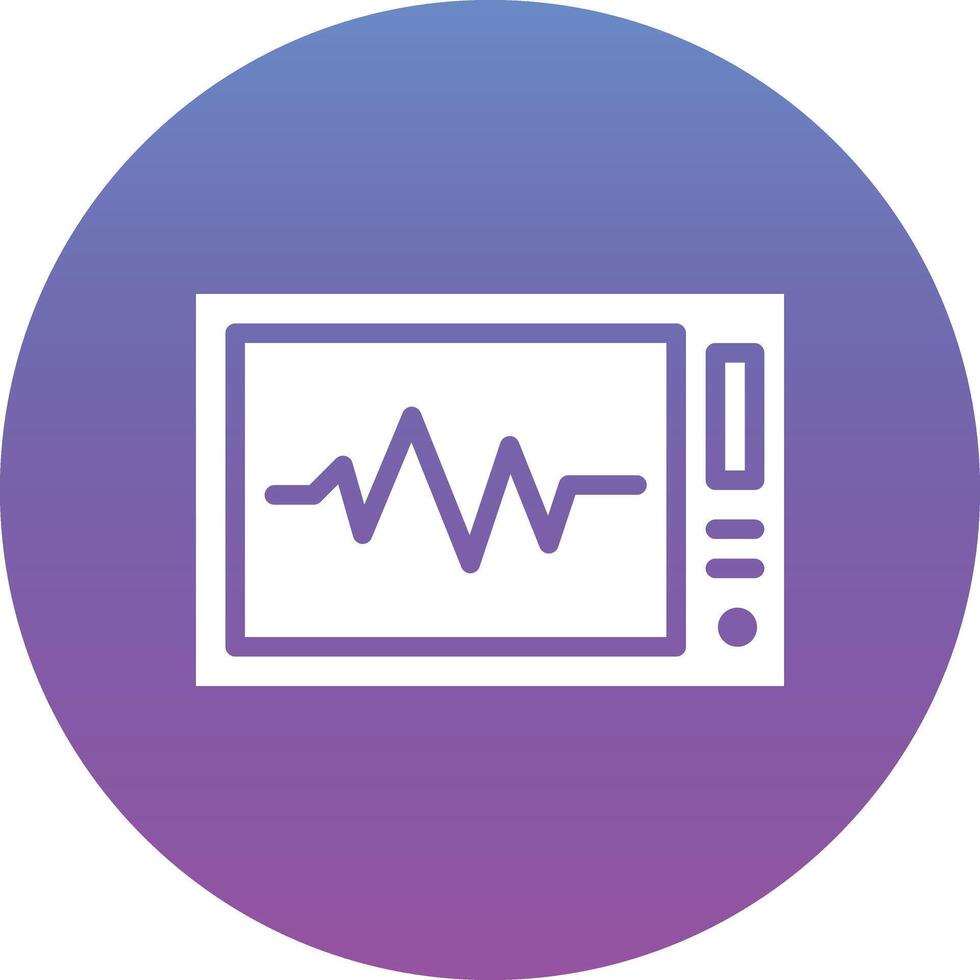 Electrocardiogram Vector Icon