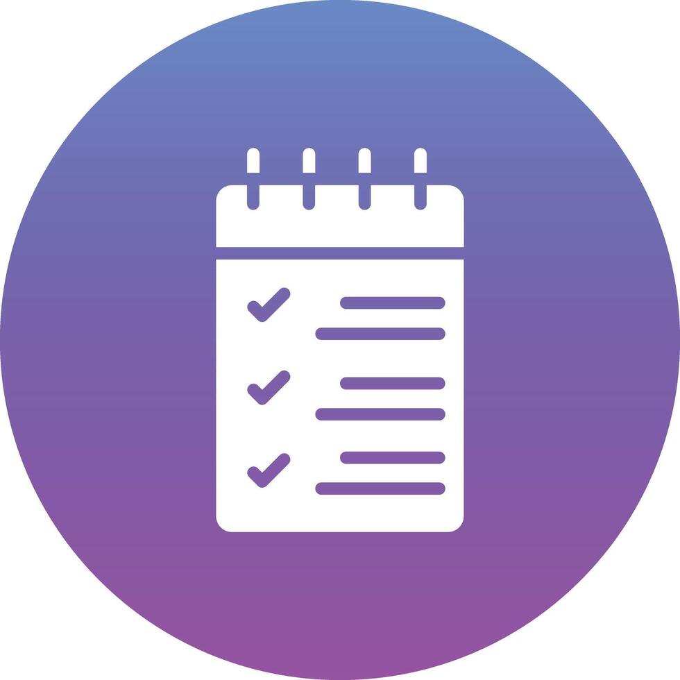 Tasks Vector Icon