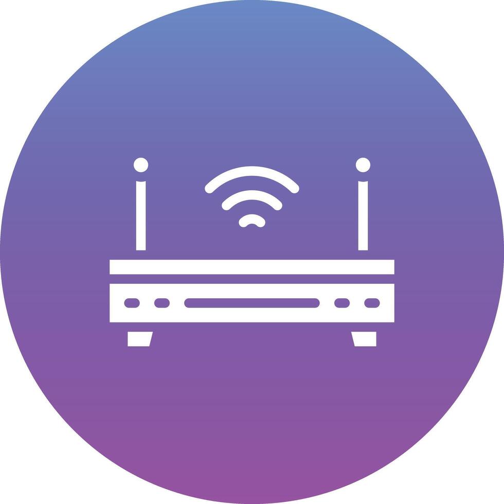 Wireless Router Vector Icon