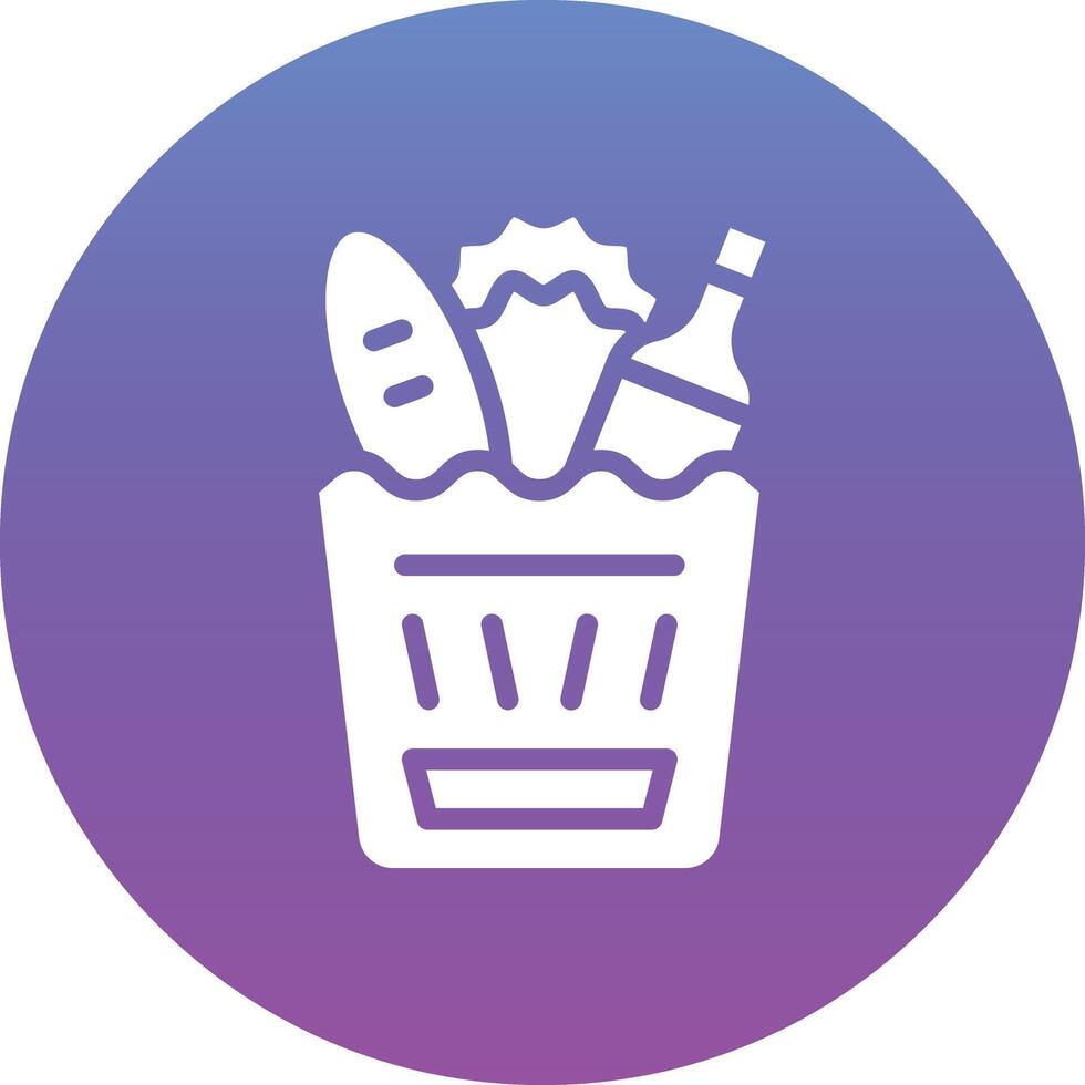 Groceries Vector Icon