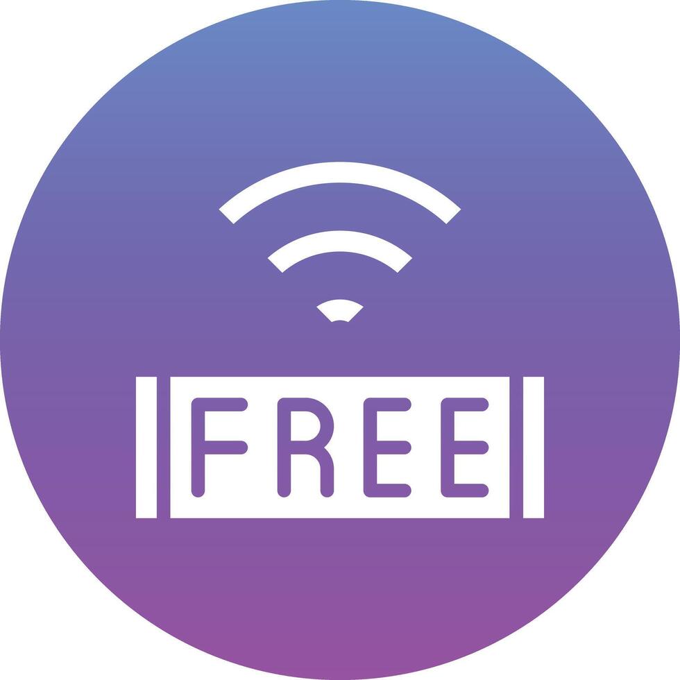 icono de vector wifi gratis