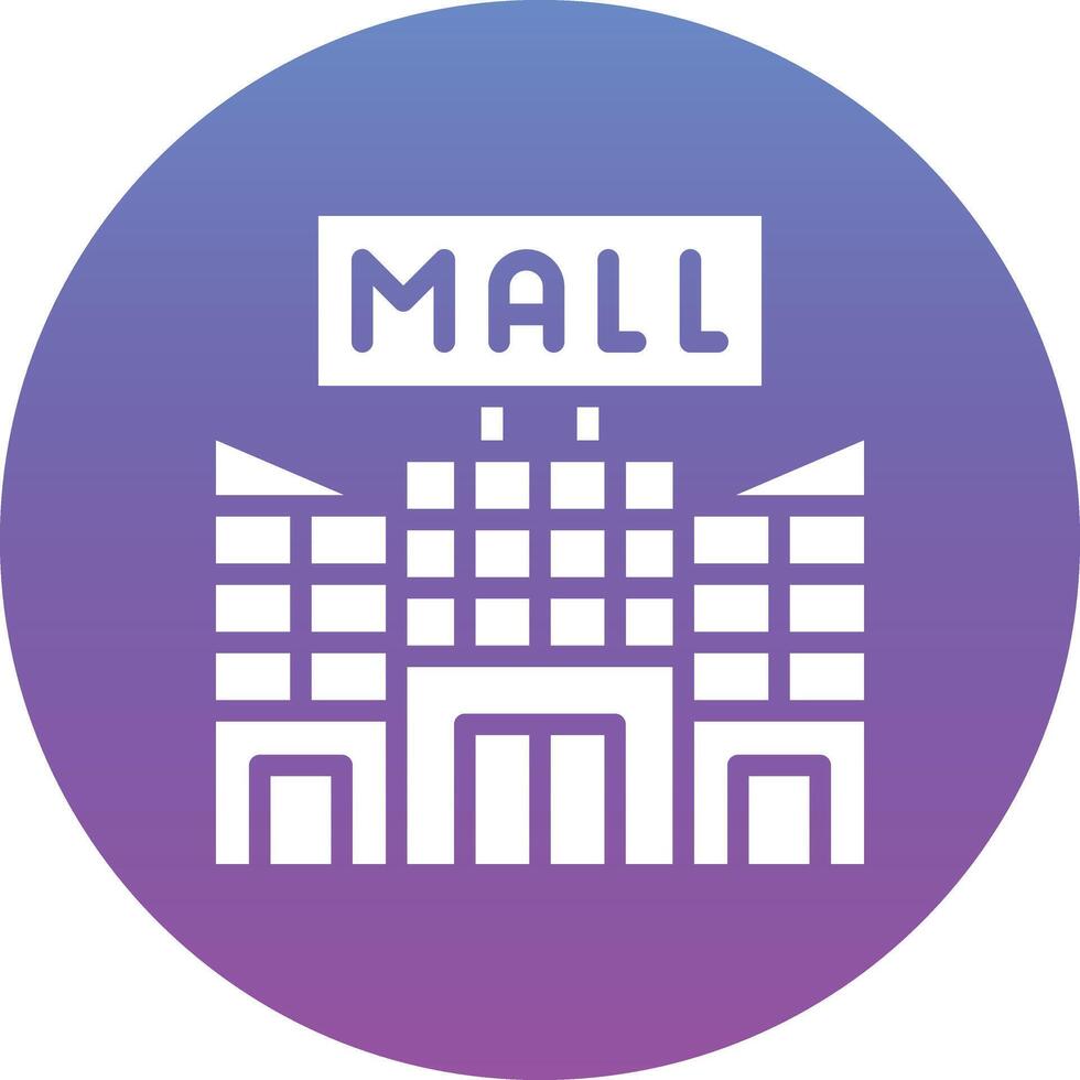 Shopping Mall Vector Icon