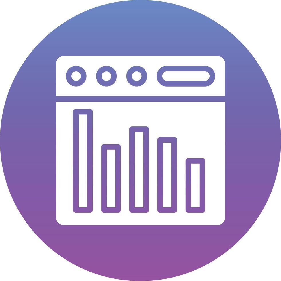 Webpage Statistics Vector Icon