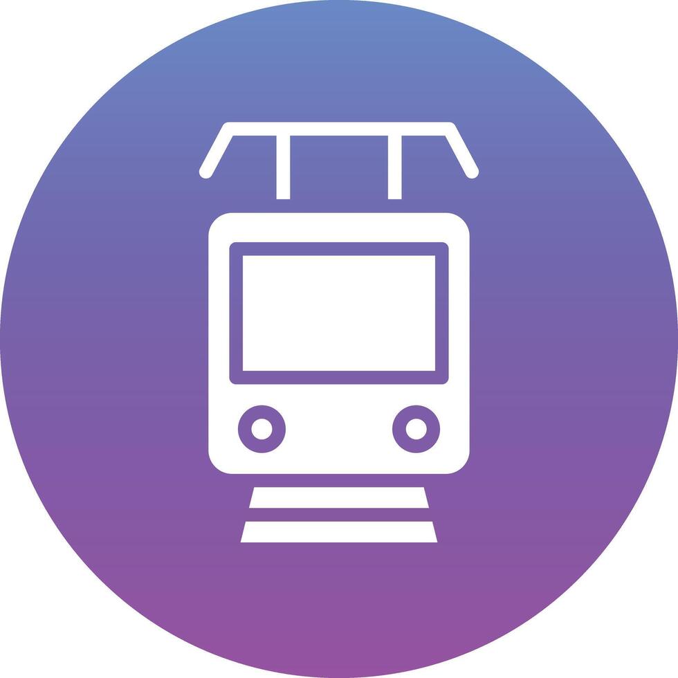 Tram Vector Icon