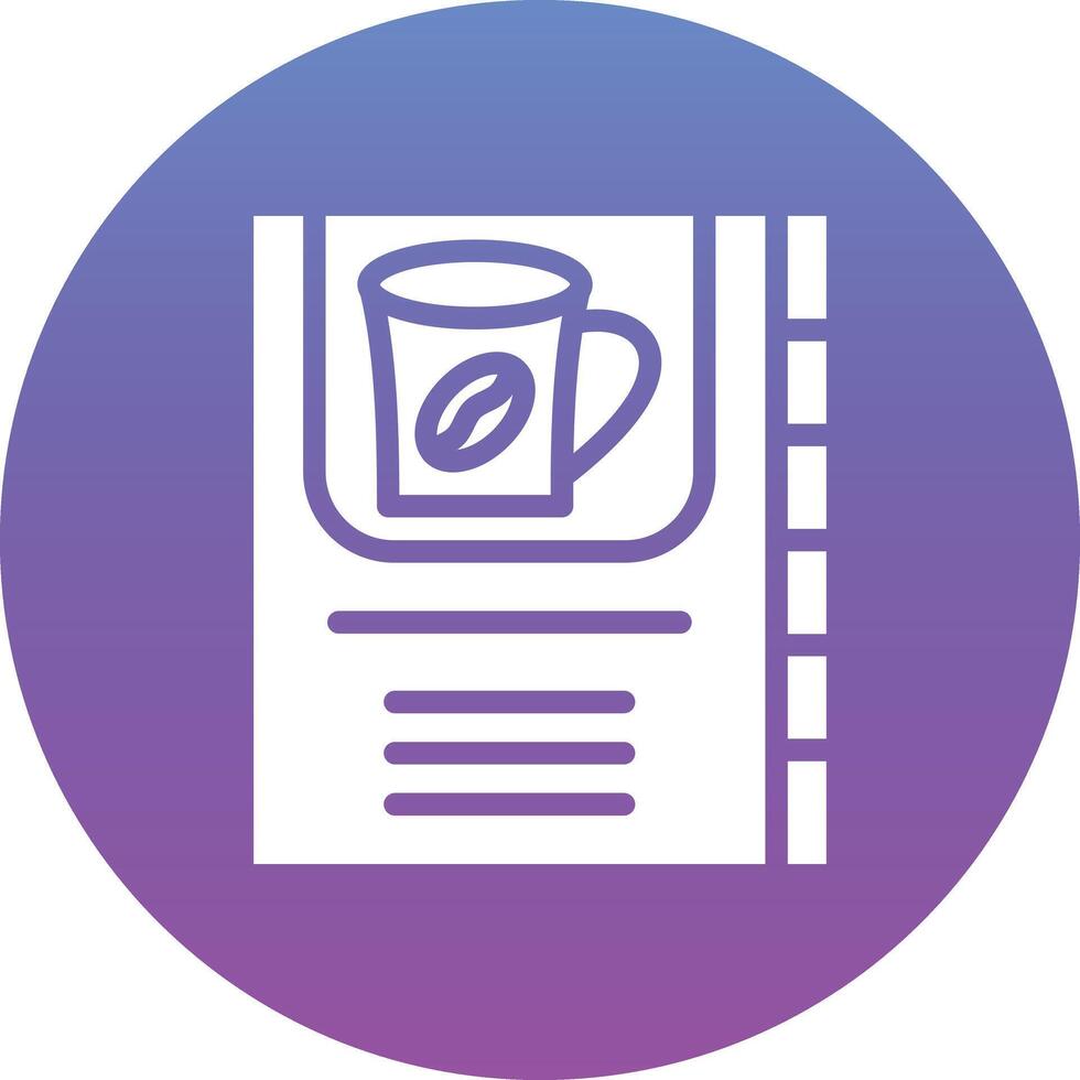 Coffee Card Vector Icon