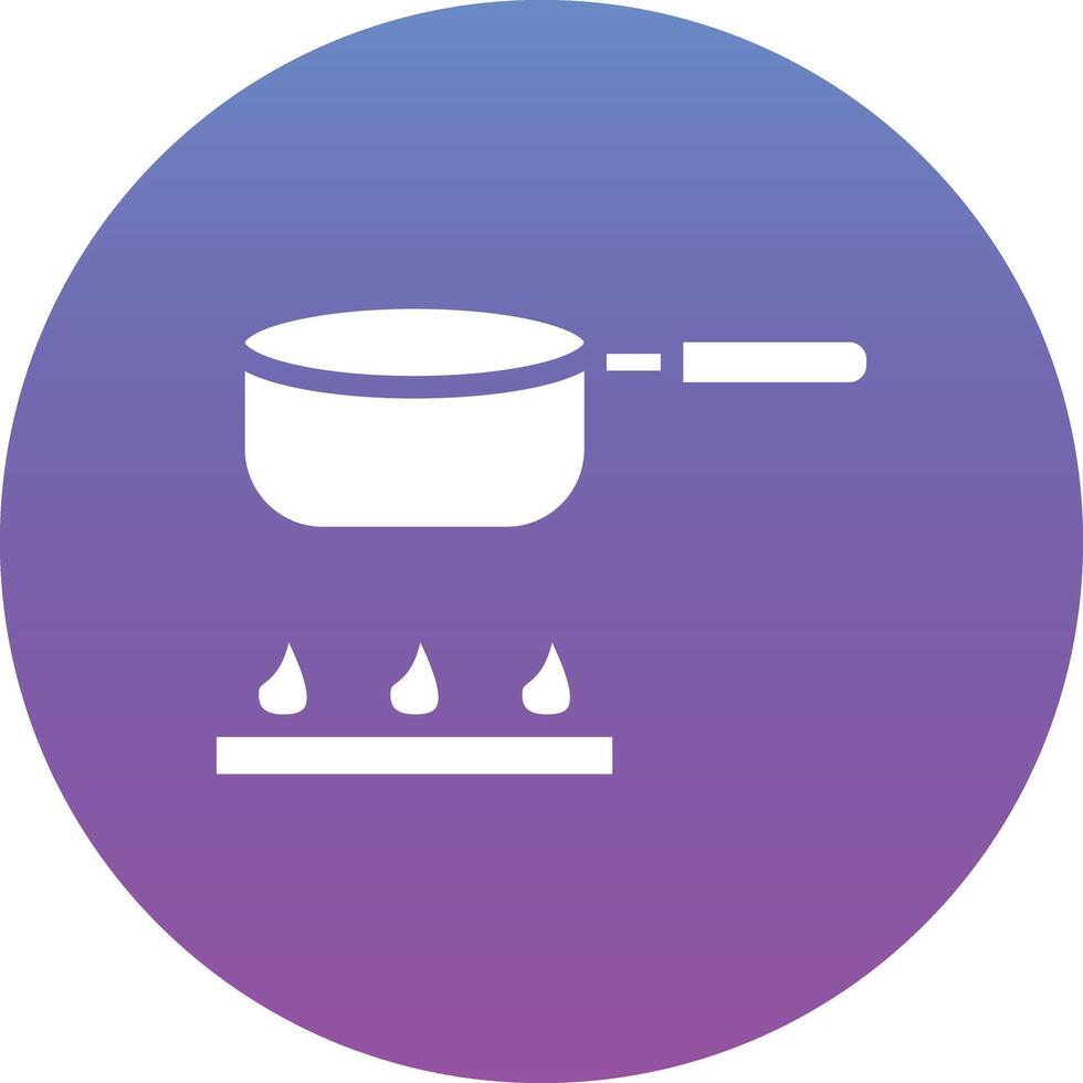 Water Boil Vector Icon