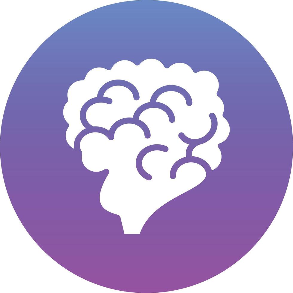 icono de vector de cerebro