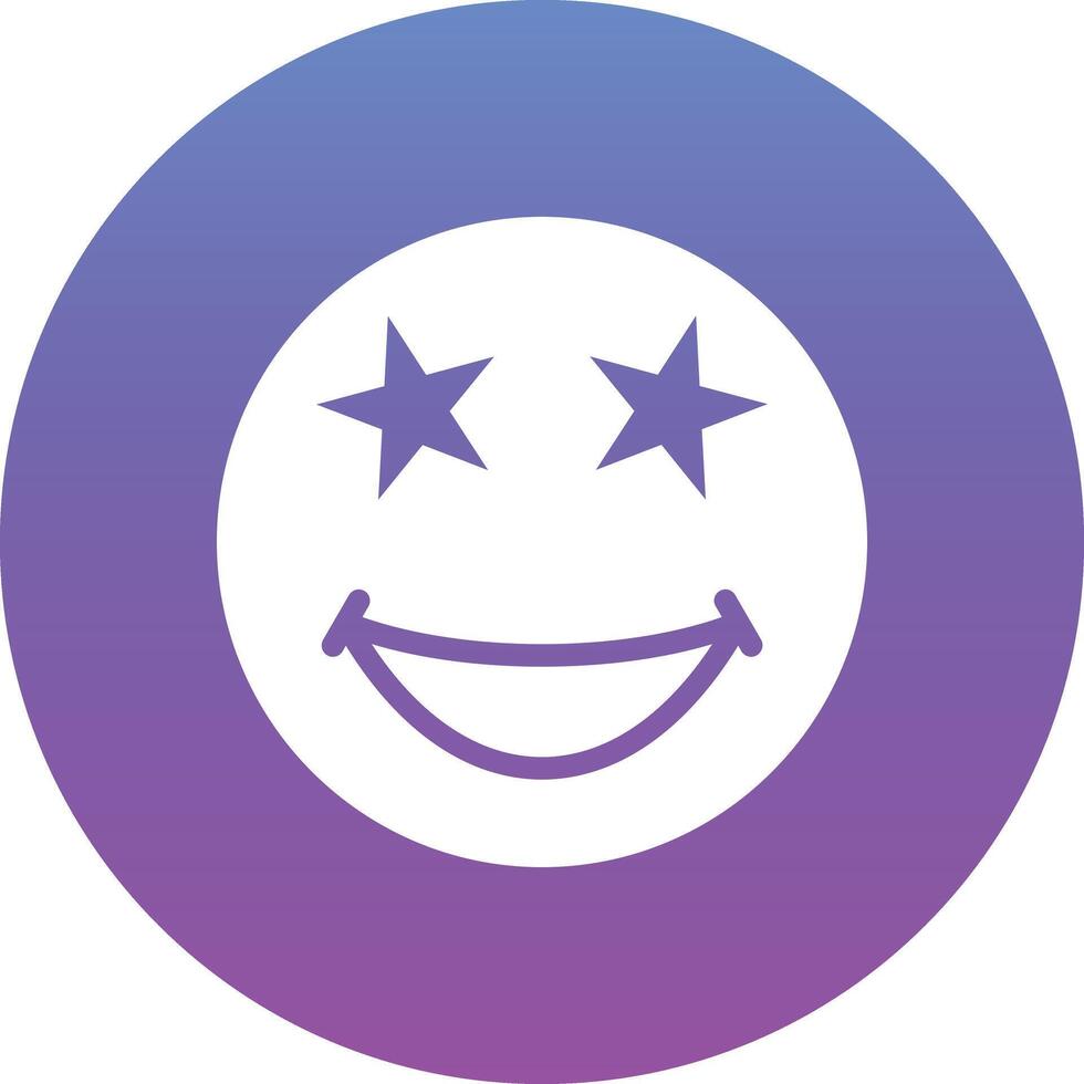 Star Struck Vector Icon