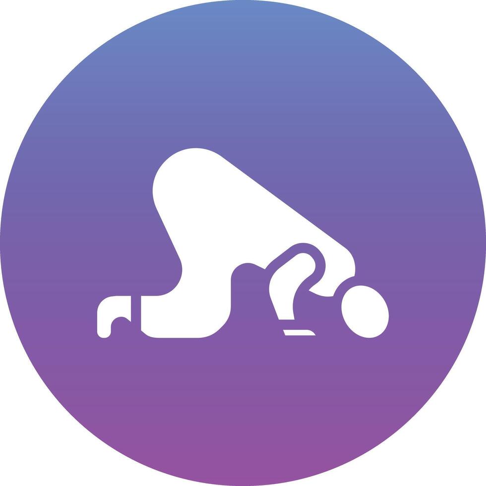Sujud Vector Icon