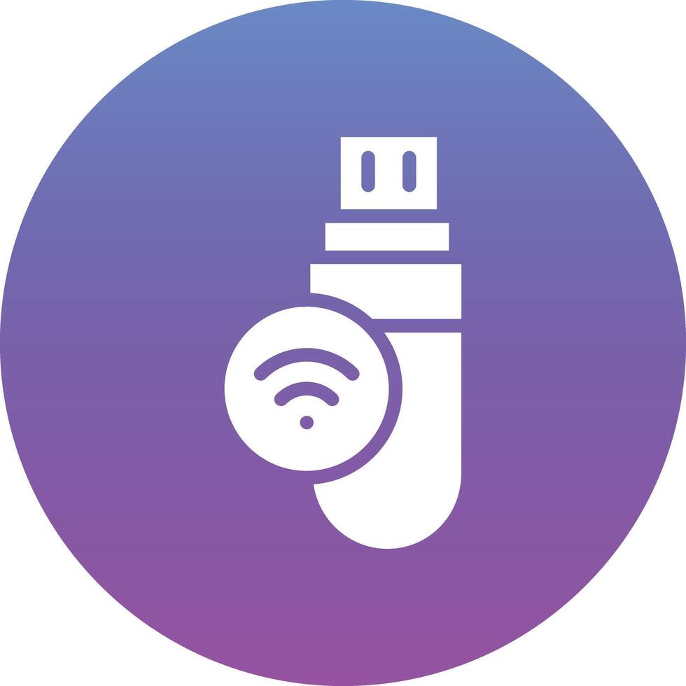 USB Wifi Vector Icon