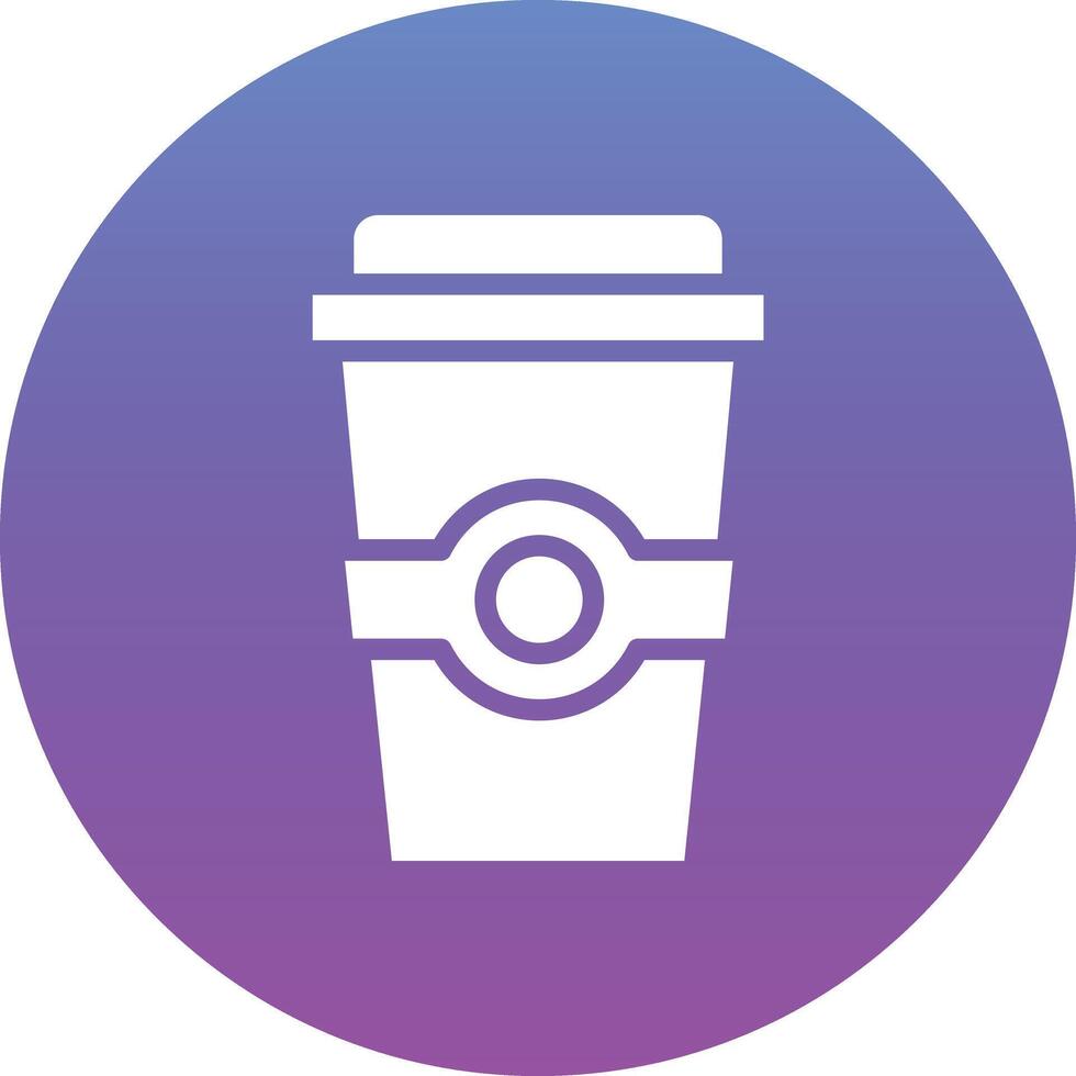 café para llevar vector icono