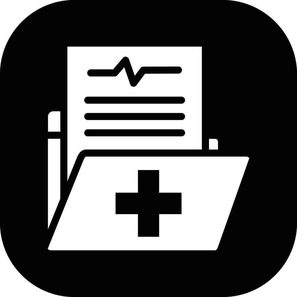 Medical File Vector Icon