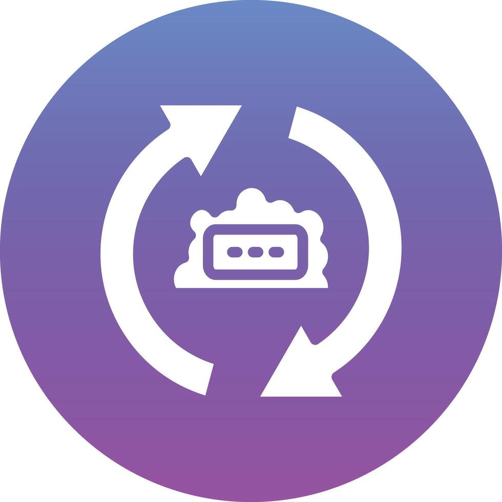 Cloud Sync Vector Icon
