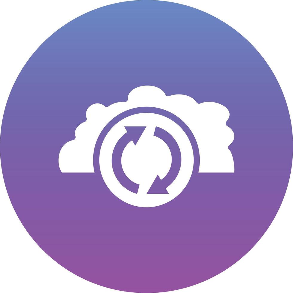 Cloud Sync Vector Icon