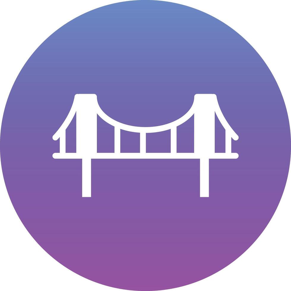 icono de vector de puente