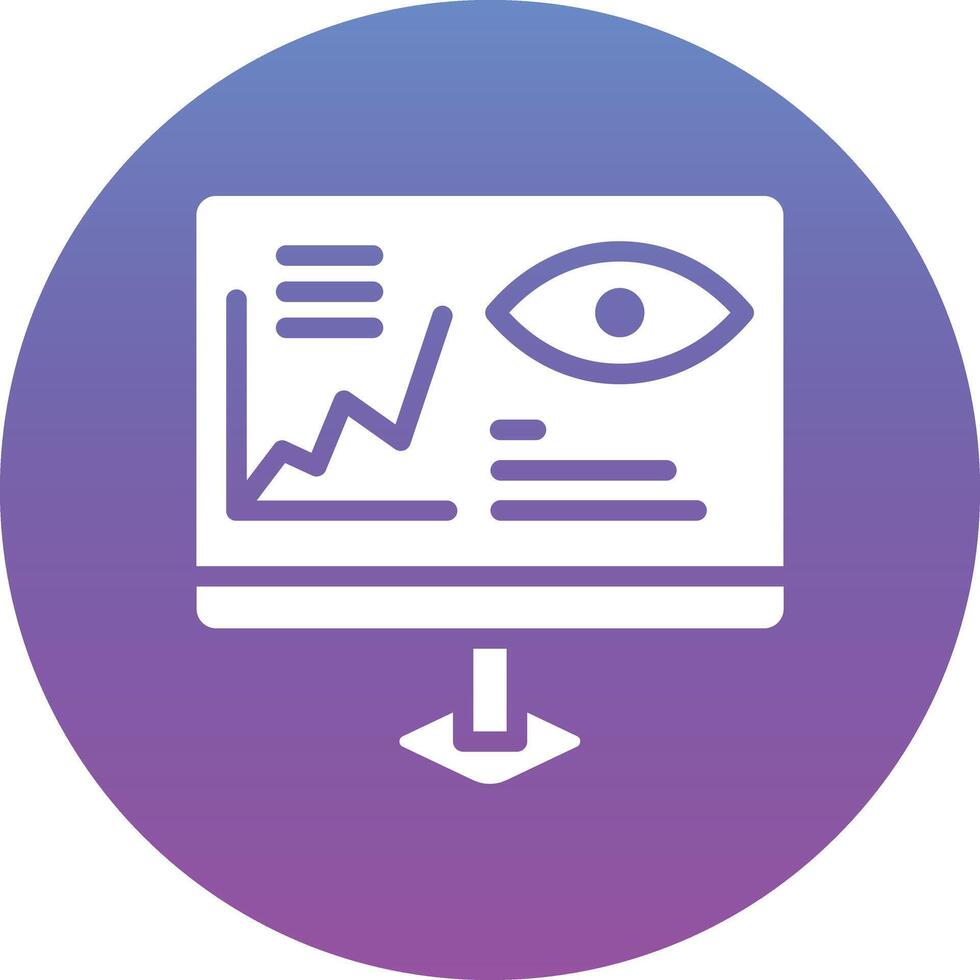 Monitoring Analytics Vector Icon