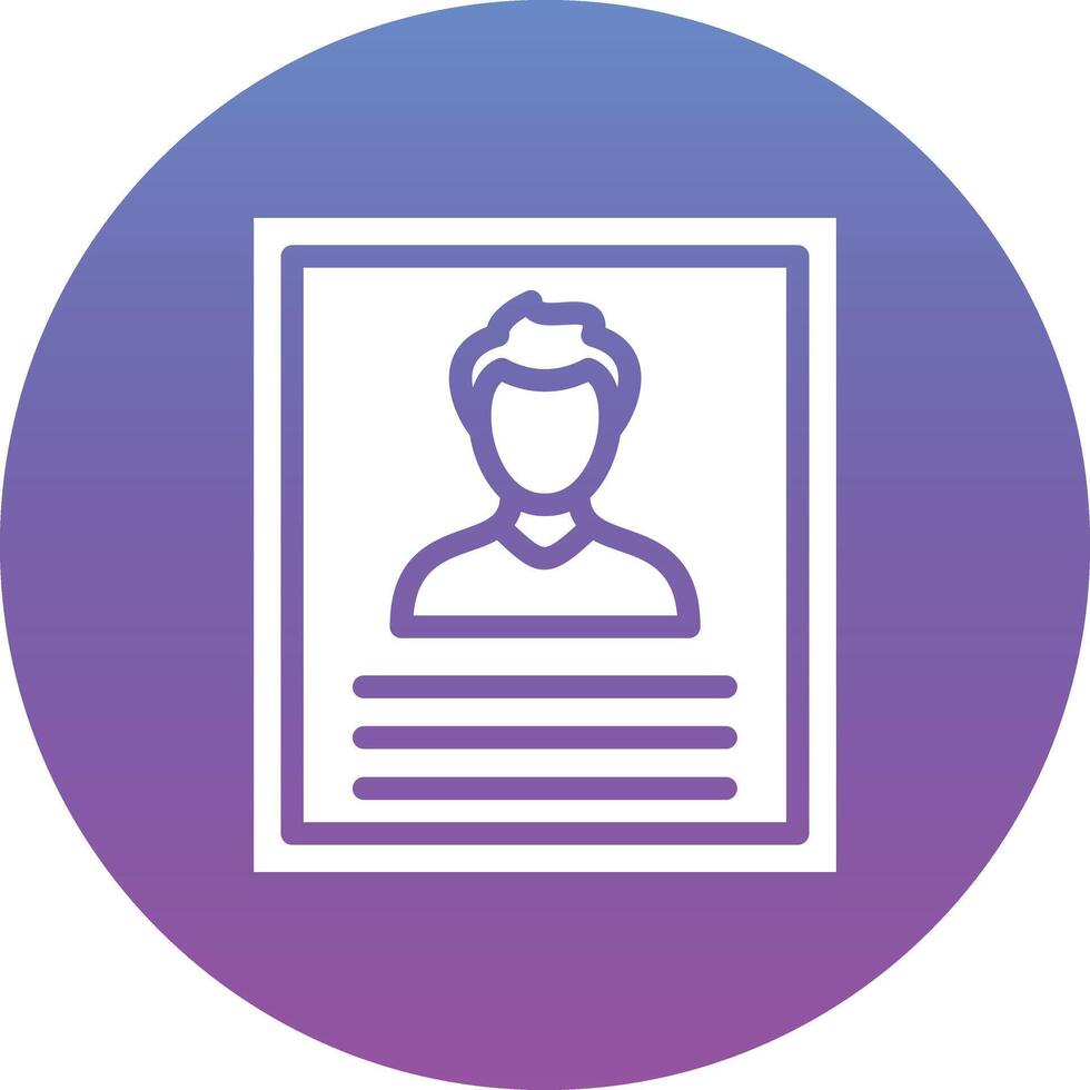 Resume Vector Icon