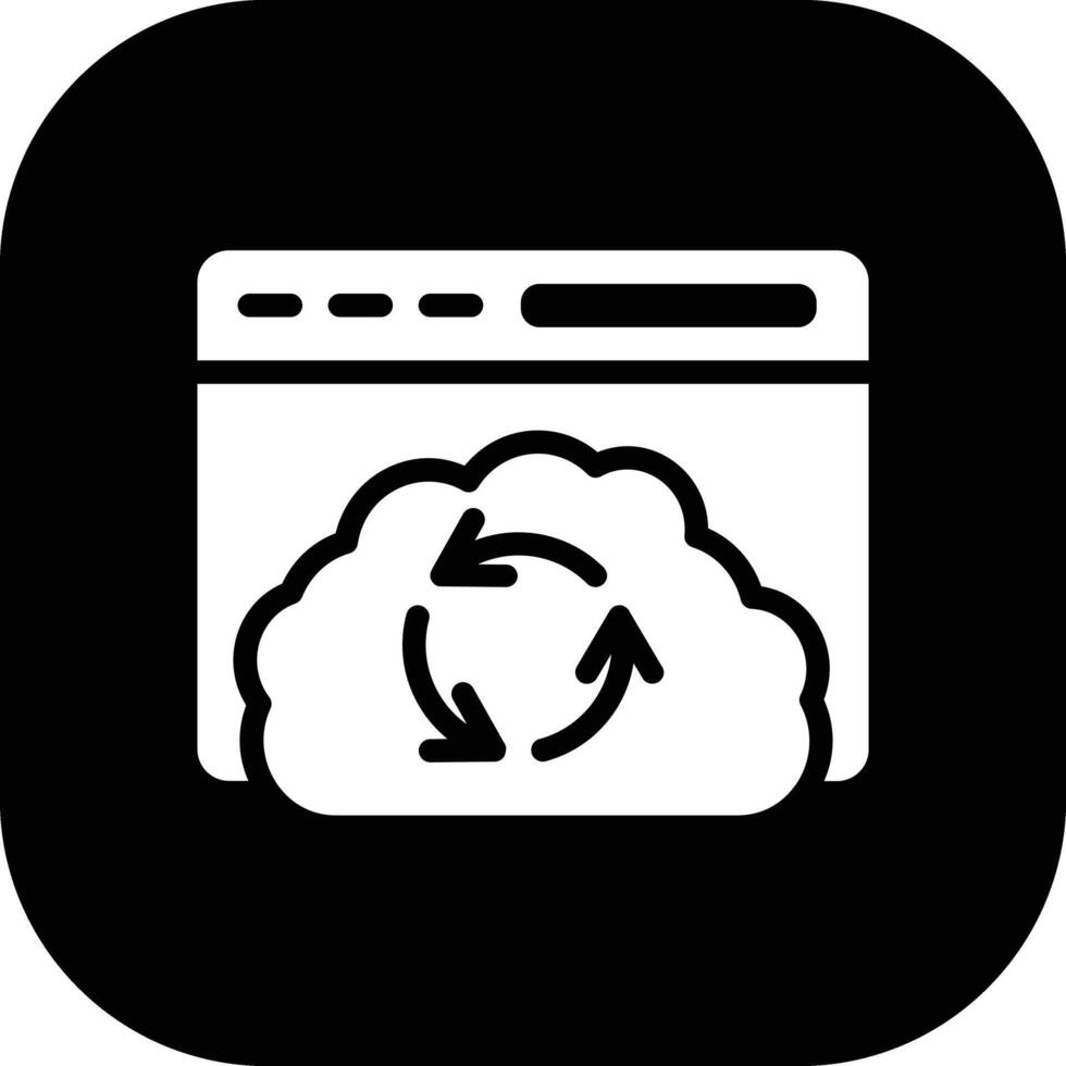 Cloud Sync Vector Icon