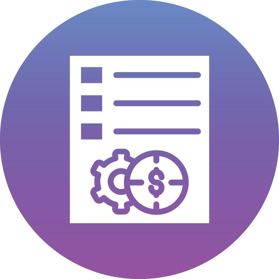 Project Requirements Vector Icon