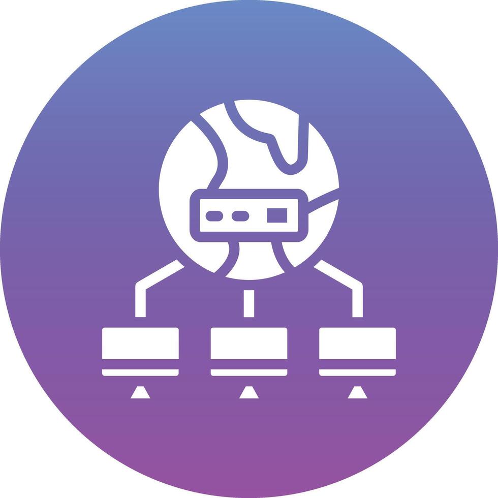 Computer Networking Vector Icon
