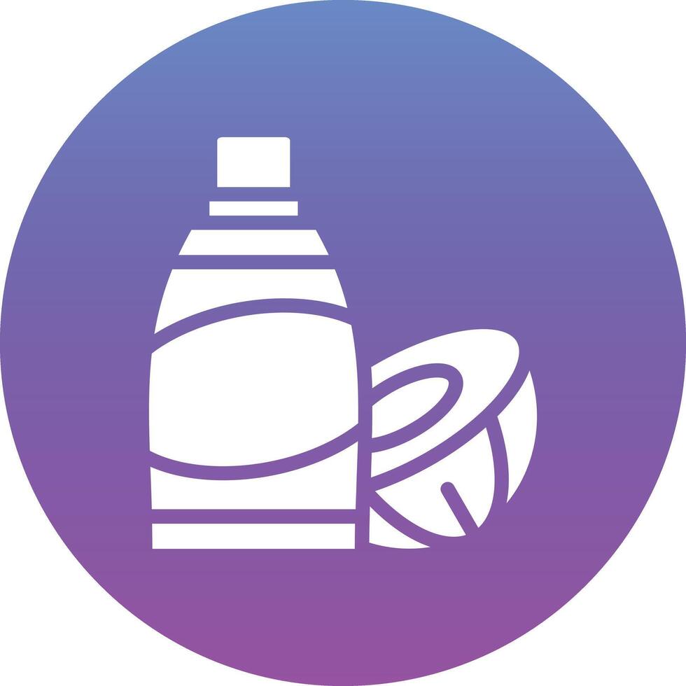 Coconut Oil Vector Icon