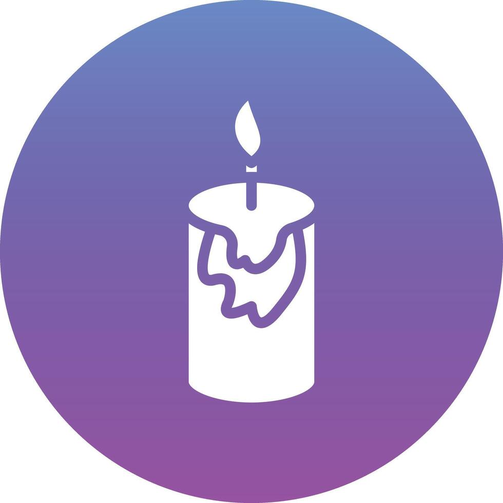 Spa Candle Vector Icon