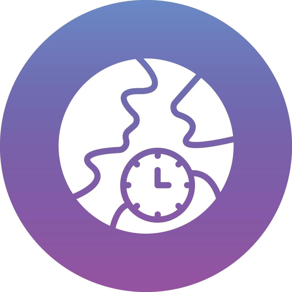 Time Zone Vector Icon