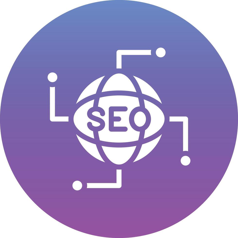 SEO Network Vector Icon