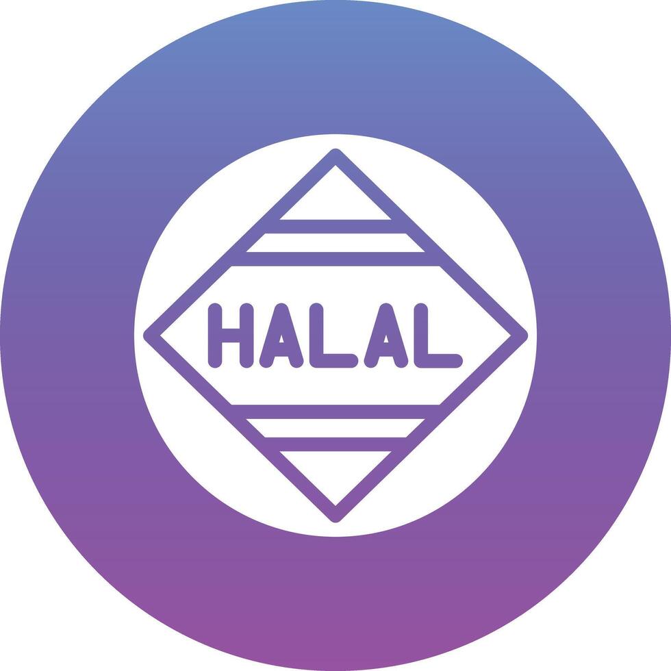 Halal Vector Icon