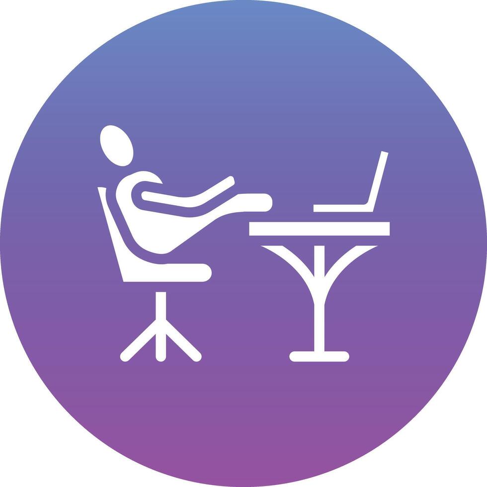 Relax Work Vector Icon